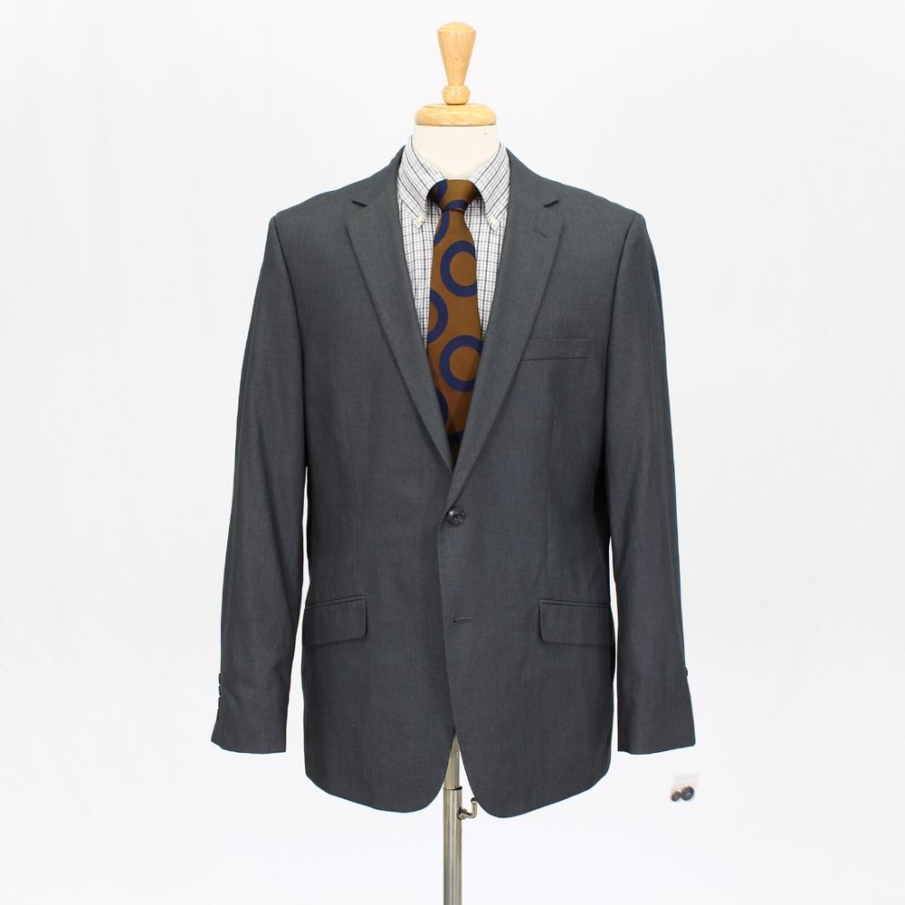 Apt 9 44r Gray Solid 2-Button Sport Coat Blazer J… - image 1